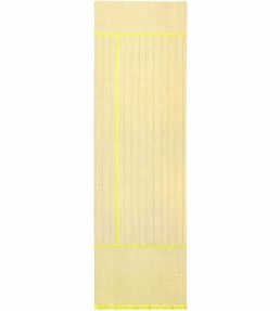 Louis De Poortere Monochromes Patch 7B Runner rug Yellow 118979 Yellow