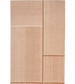 Louis De Poortere Monochromes Patch WW rug Brown 114159 Brown