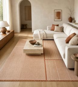 Louis De Poortere Monochromes Patch WW rug Brown 114159 Brown