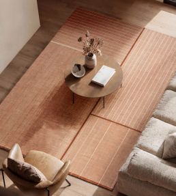 Louis De Poortere Monochromes Patch WW rug Brown 114159 Brown