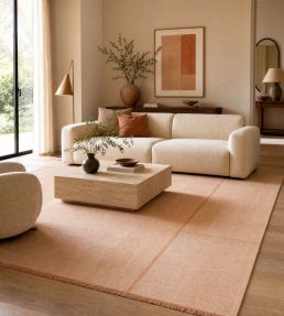 Louis De Poortere Monochromes Patch WW rug Copper 114222 Copper
