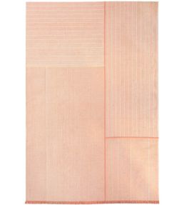 Louis De Poortere Monochromes Patch WW rug Pink 114138 Pink