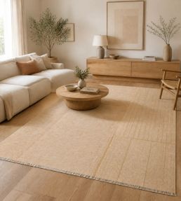 Louis De Poortere Monochromes Patch WW rug White 114145 White