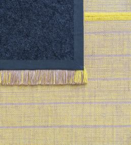 Louis De Poortere Monochromes Patch 7B Runner rug Yellow 118979 Yellow