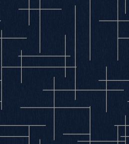 Monoclinic Wallpaper by Coordonne Ultramarine