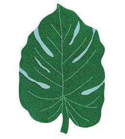 Lorena Canals Monstera Leaf rug Green C-MONSTERA Green