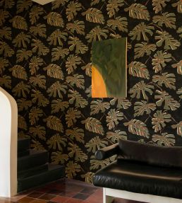 Monstera Wallpaper by Tres Tintas Ebano