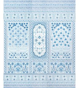 Montecito Panel Set Mural by Schumacher Indigo