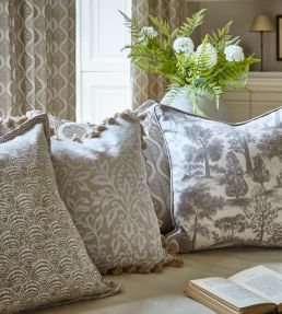 Montelaro Fabric by Prestigious Textiles Smoke
