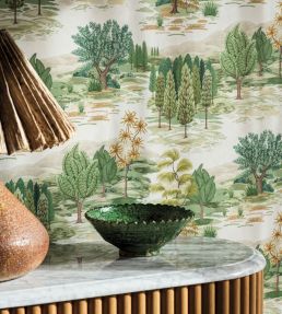 Monteverde Wallpaper by Osborne & Little Aqua/Blush