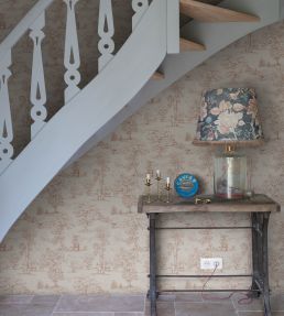 Montfort Wallpaper by Sandberg Terracotta