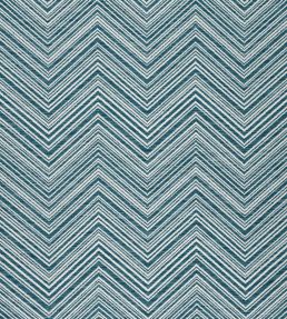 Monti Chevron Fabric by Thibaut Indigo