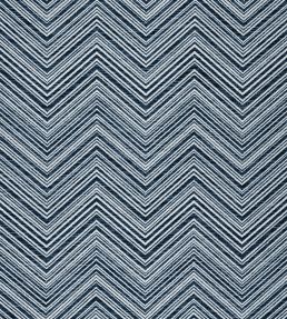 Monti Chevron Fabric by Thibaut Navy