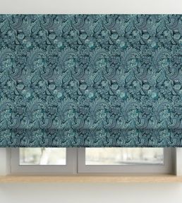 Montrose Fabric by Arley House Teal