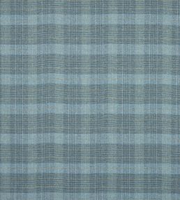 Montrose Plaid Fabric by Jane Churchill Blue