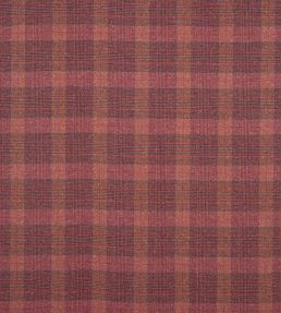 Montrose Plaid Fabric by Jane Churchill Red