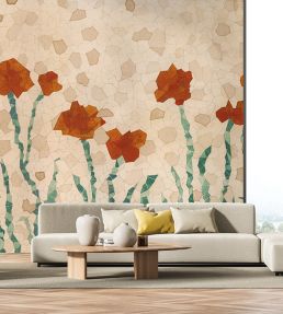 Montsi Mural by Tres Tintas Orange