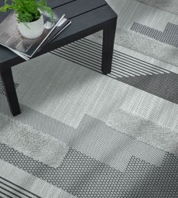 Asiatic Monty Geometric rug Black Grey MONT-05-80150 Black Grey