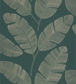 Moonlight Banana Tree Wallpaper by Caselio Vert Sapin