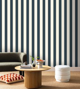 Moonlight Golden Lines Wallpaper by Caselio Bleu