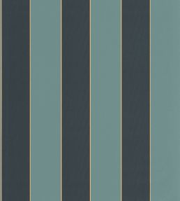 Moonlight Golden Lines Wallpaper by Caselio Vert Foret Noir