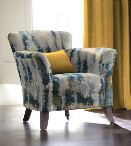 Moonstone Fabric by Arley House Sapphire