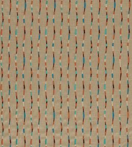 Morelia Fabric by Harlequin Terracotta/Cerulean