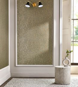 Moresque Glaze Wallpaper by Zoffany Antique Bronze