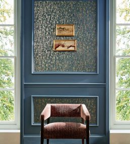 Moresque Glaze Wallpaper by Zoffany Indigo