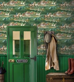 Morning Gallop Wallpaper by Mulberry Home Antique