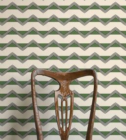 Moroccan Stripes Wallpaper by Ottoline Green