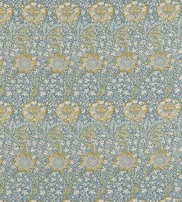 Kennet Fabric by Morris & Co Sea Blue/Lichen