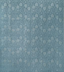 Morris Velvet Fabric by Thibaut Mineral