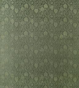 Morris Velvet Fabric by Thibaut Olive