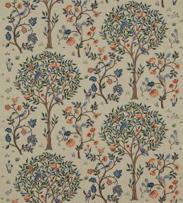 Kelmscott Tree Fabric by Morris & Co Russet/Forest