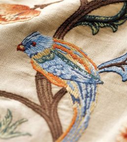 Kelmscott Tree Fabric by Morris & Co Woad/Rose