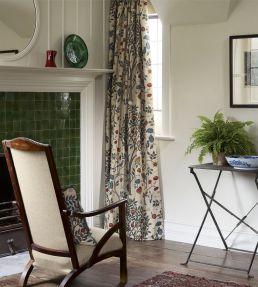 Kelmscott Tree Fabric by Morris & Co Russet/Artichoke