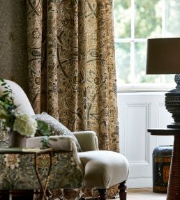 Bullerswood Fabric by Morris & Co Spice/Manilla