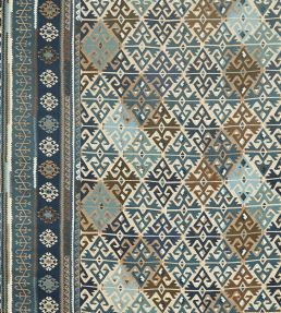 Burdock & Star Fabric by Morris & Co Indigo