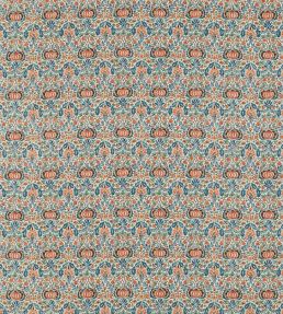 Little Chintz Fabric by Morris & Co Teal/Saffron