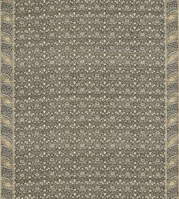 Morris Bellflowers Fabric by Morris & Co Charcoal/Olive