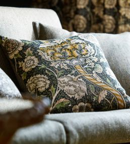 Wandle Fabric by Morris & Co Blue/Stone