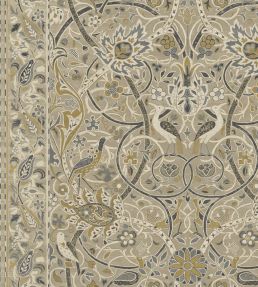 Bullerswood Wallpaper by Morris & Co Stone/Mustard