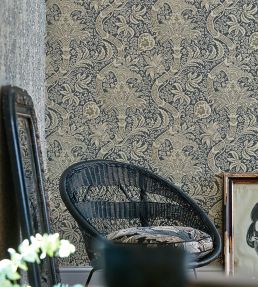 Indian Wallpaper by Morris & Co Grey/Pewter