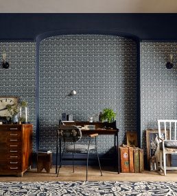 Morris Bellflowers Wallpaper by Morris & Co Manilla/Olive