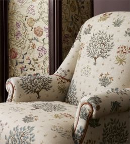 Orchard Fabric by Morris & co Forest/Indigo