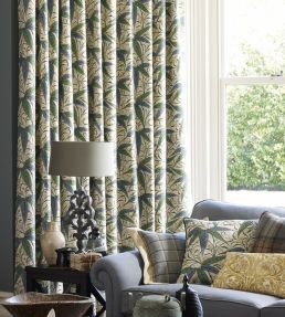 Bamboo Fabric by Morris & Co Thyme/Artichoke