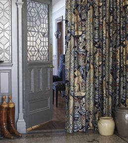 Forest Fabric by Morris & Co Indigo