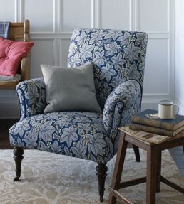 Bramble Fabric by Morris & Co Wine/Thyme