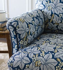 Bramble Fabric by Morris & Co Wine/Thyme